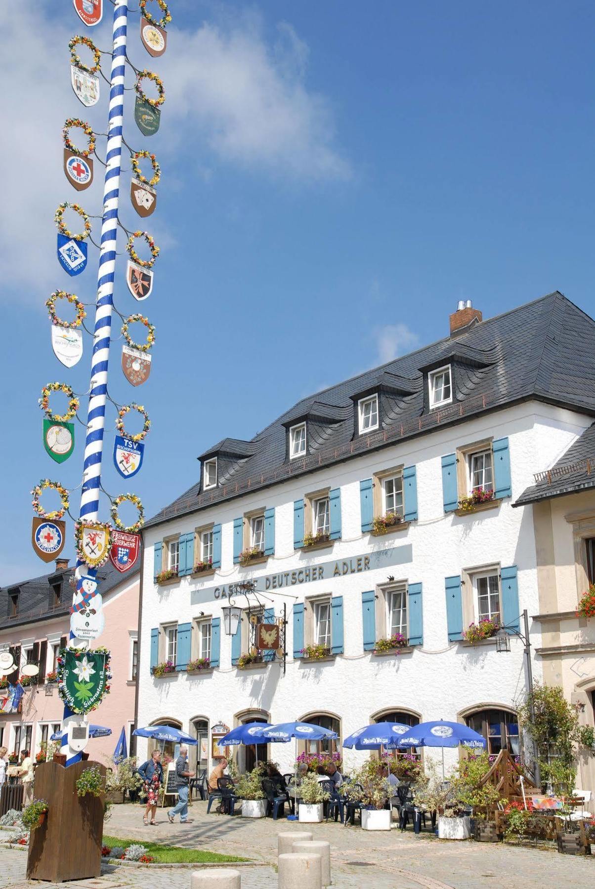 Gasthof Deutscher Adler Und Hotel Puchtler Bischofsgrün المظهر الخارجي الصورة